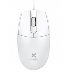 Миша комп'ютерна Мышка Vinga MS-110 White фото