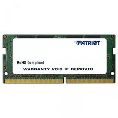 Оперативна пам'ять PATRIOT 4 GB DDR4 SO-DIMM (PSD44G240081S) фото