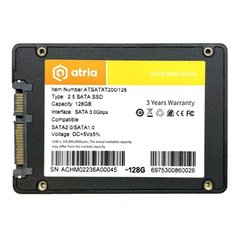 SSD накопичувач ATRIA 128GB XT200 G2 (ATSATXT200/128) фото