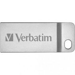 Flash пам'ять Verbatim 64 GB Metal Executive Silver (98750) фото