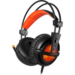 Навушники Sades A6 7.1 Virtual Surround Black/Orange (SAA6BOU) фото