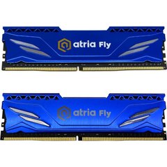 Оперативна пам'ять ATRIA 16 GB (2x8GB) DDR4 3200 MHz Fly Blue (UAT43200CL18BLK2/16) фото