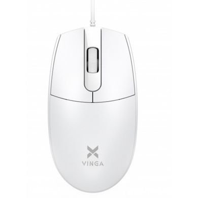 Миша комп'ютерна Мышка Vinga MS-110 White фото