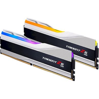 Оперативна пам'ять G.Skill DDR5 32GB (2x16GB) 7800Mhz Trident Z5 RGB Silver (F5-7800J3646H16GX2-TZ5RS) фото