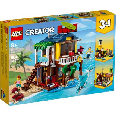 Конструктор LEGO LEGO Пляжный домик серферов (31118) фото
