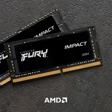 Оперативна пам'ять Kingston FURY 16 GB SO-DIMM DDR4 3200 MHz Impact (KF432S20IB1/16) фото