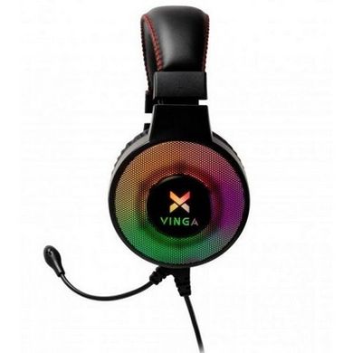 Навушники Vinga Gaming LED Black (HSCU-100) фото