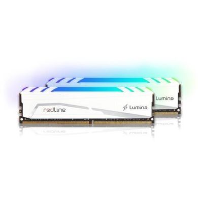 Оперативна пам'ять Mushkin 32 GB (2x16GB) DDR5 6000 MHz Redline Lumina RGB White (MLB5C600DDDM16GX2) фото