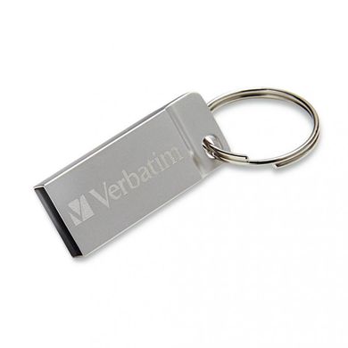 Flash пам'ять Verbatim 64 GB Metal Executive Silver (98750) фото