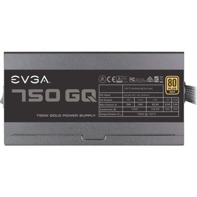 Блок питания EVGA 750 GQ 750W (210-GQ-0750-V3) фото