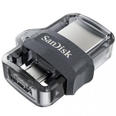 Flash пам'ять SanDisk 64 GB USB Ultra Dual OTG USB 3.0 Black (SDDD3-064G-G46) фото