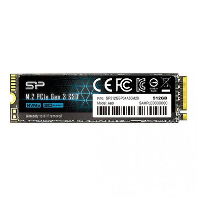 SSD накопитель Silicon Power P34A60 512 GB (SP512GBP34A60M28) фото