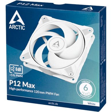 Вентилятор Arctic P12 Max White (ACFAN00293A) фото