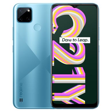 Смартфон realme C21Y 4/64GB Cross Blue (NFC) фото