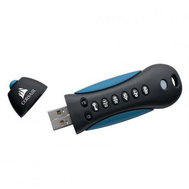 Flash пам'ять Corsair 128 GB Padlock 3 USB 3.0 Blue (CMFPLA3B-128GB) фото