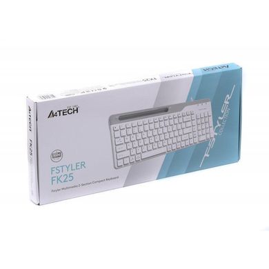 Клавіатура A4Tech Fstyler FK25 White фото