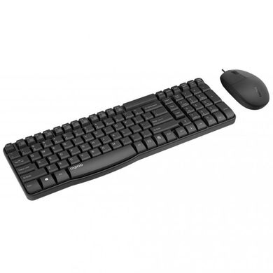 Комплект (клавіатура+миша) Rapoo NX1820 Black фото