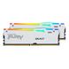 Kingston FURY 64 GB (2x32GB) DDR5 6000 MHz Beast RGB EXPO White (KF560C36BWEAK2-64) детальні фото товару