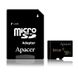 Apacer 64 GB microSDXC Class 10 UHS-I + SD adapter AP64GMCSX10U1-R подробные фото товара