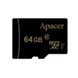 Apacer 64 GB microSDXC Class 10 UHS-I + SD adapter AP64GMCSX10U1-R детальні фото товару