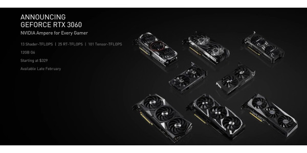 GeForce RTX 3060: доступная видеокарта для каждого игрока (в теории)