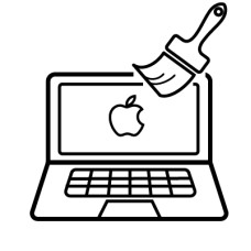 Чистка ноутбука Macbook
