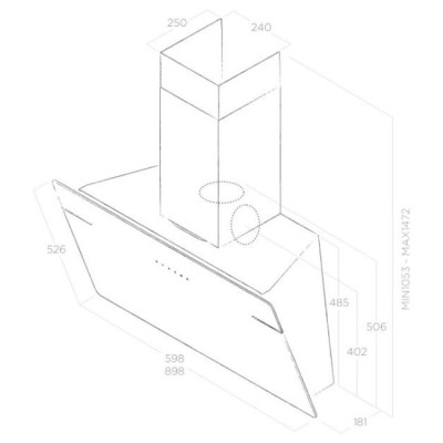 Elica L'ESSENZA WH/A/90