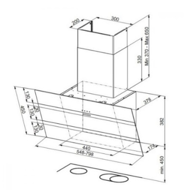 Faber Steelmax Ev8 Led Wh A55 (330.0538.525)