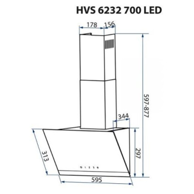 Minola HVS 6232 BL/INOX 700 LED