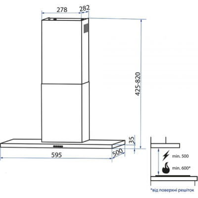 Minola Slim T 6712 WH 1100 LED