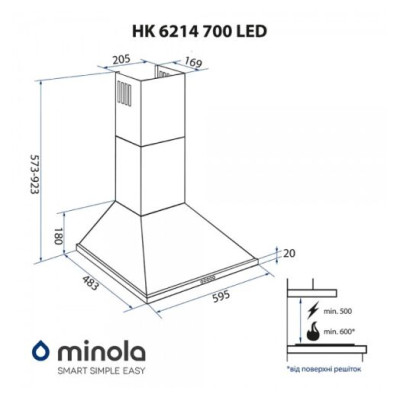 Minola HK 6214 BL 700 LED
