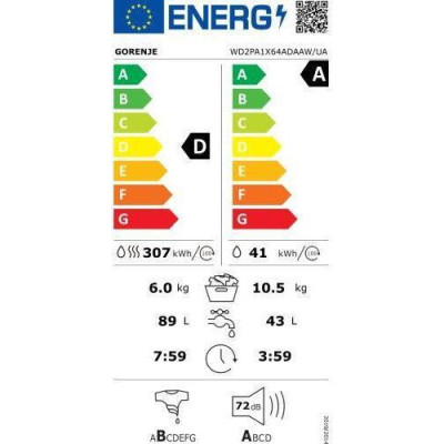 Gorenje WD2PA1X64ADAAW