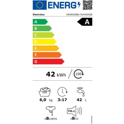 Electrolux EWS6526BU