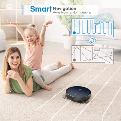 Robit R3000 Robot Vacuum Cleaner Black