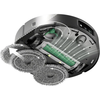iRobot Roomba Plus 505 Combo+ AutoWash Dock Black (N188040)