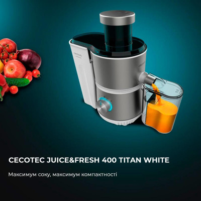 CECOTEC Juice&Fresh 400 Titan White (CCTC-04154)