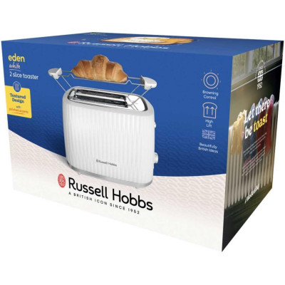 Russell Hobbs Eden 2S Toaster White 27370-56