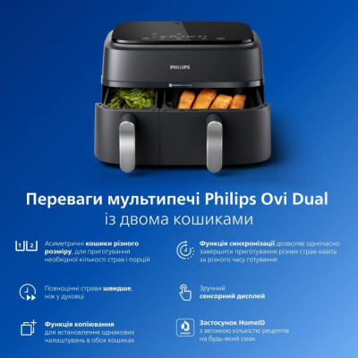 Philips Dual Airfryer 3000 Series NA351/00
