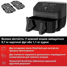 Instant Vortex Plus Double Basket ClearCook