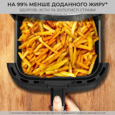 OBH Nordica Easy Fry&Steam Black FW2018S0