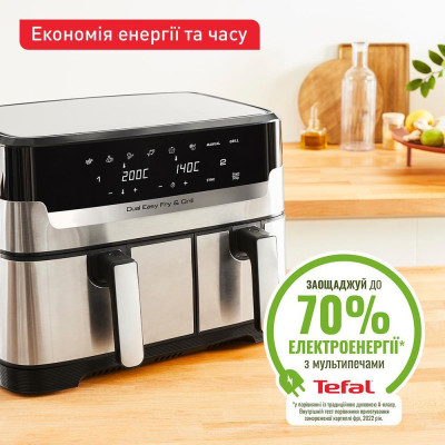 Tefal Dual Easy Fry & Grill Air Fryer EY905D10