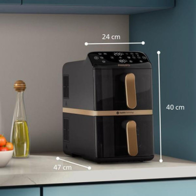 Philips Ovi Stacked Dual Basket Series 4000 NA462/70