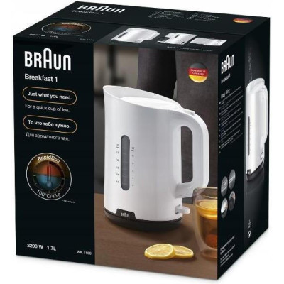 Braun Breakfast1 Water Kettle WK 1100 WH