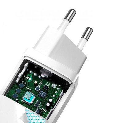 Baseus GaN2 Lite Quick Charger C+C 65W White (CCGAN2L-E02)