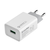 ColorWay 1 USB Quick Charge 3.0 (18W) White (CW-CHS013Q-WT)