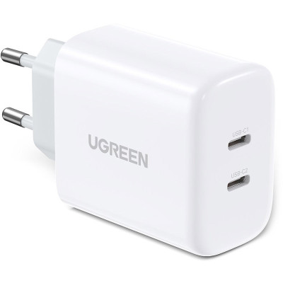 UGREEN CD243 40W 2xUSB-C, PD3.0 Wall Charger White (10343)
