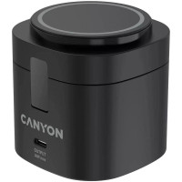 Canyon 4-in-1 wireless charging stand 30W Black (CNS-WCS405B)