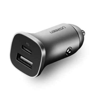 UGREEN Aluminum 18W PD Fast Car Charger (30780)