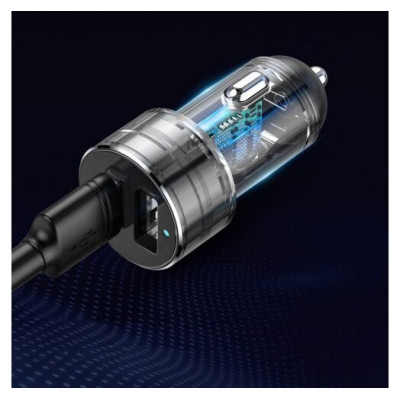 Baseus High Efficiency One to Two Cigarette Lighter Black (CRDYQ-01)