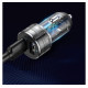 Baseus High Efficiency One to Two Cigarette Lighter Black (CRDYQ-01)